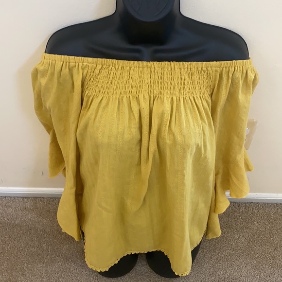 Andthewhy Peasant Top w wing arm L - Picture 3 of 8